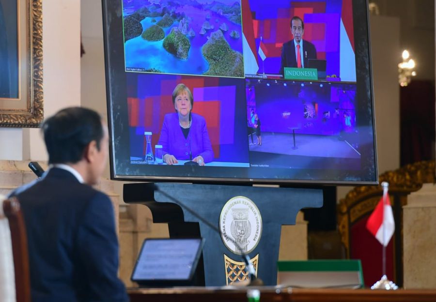 Angela Merkel Harap Hannover Messe Berkontribusi Perkuat Ekonomi Indonesia-Jerman