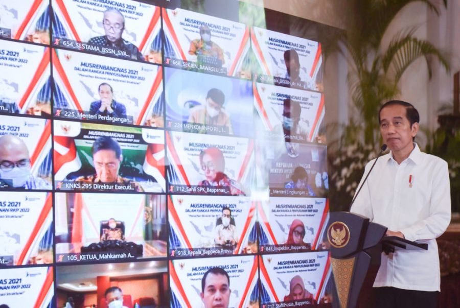 Beri Arahan Musrenbangnas 2021, Presiden Dorong Perencana Manfaatkan Perkembangan Iptek