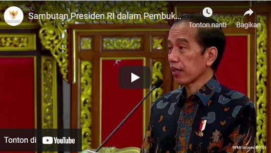 Buka Pameran Otomotif IIMS Hybrid 2021, Presiden Jokowi:  Jaga Kebangkitan Industri Otomotif Ini