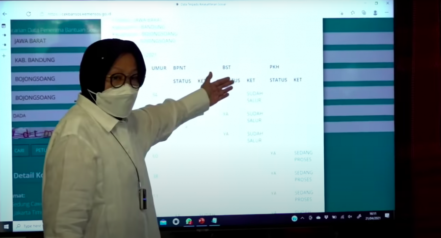 Nonaktifkan 21 juta Data Ganda, Kemensos Perkenalkan New DTKS