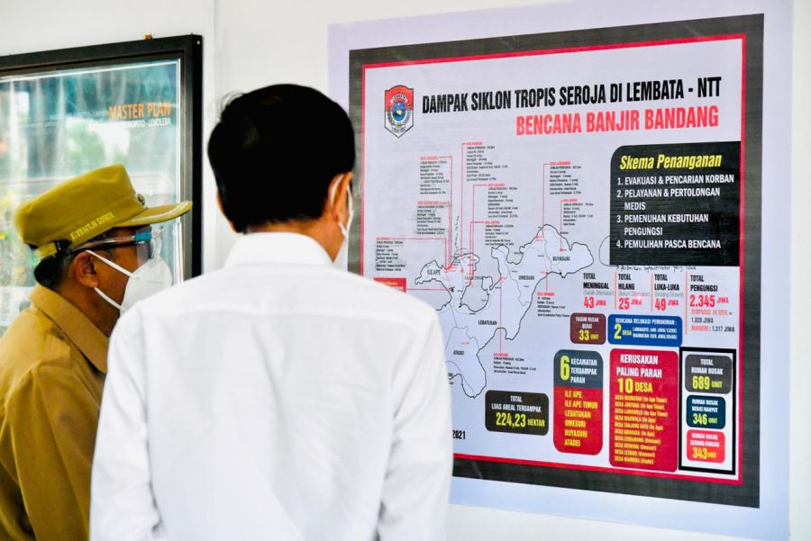 Presiden Joko Widodo Tiba di Lembata, NTT